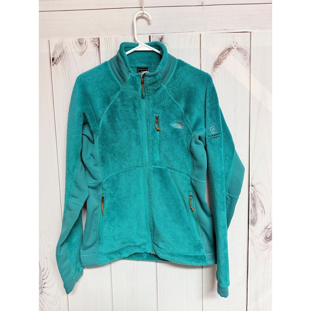 The North Face Women's Summit Series Polartec Jacket M Teal Green EUC